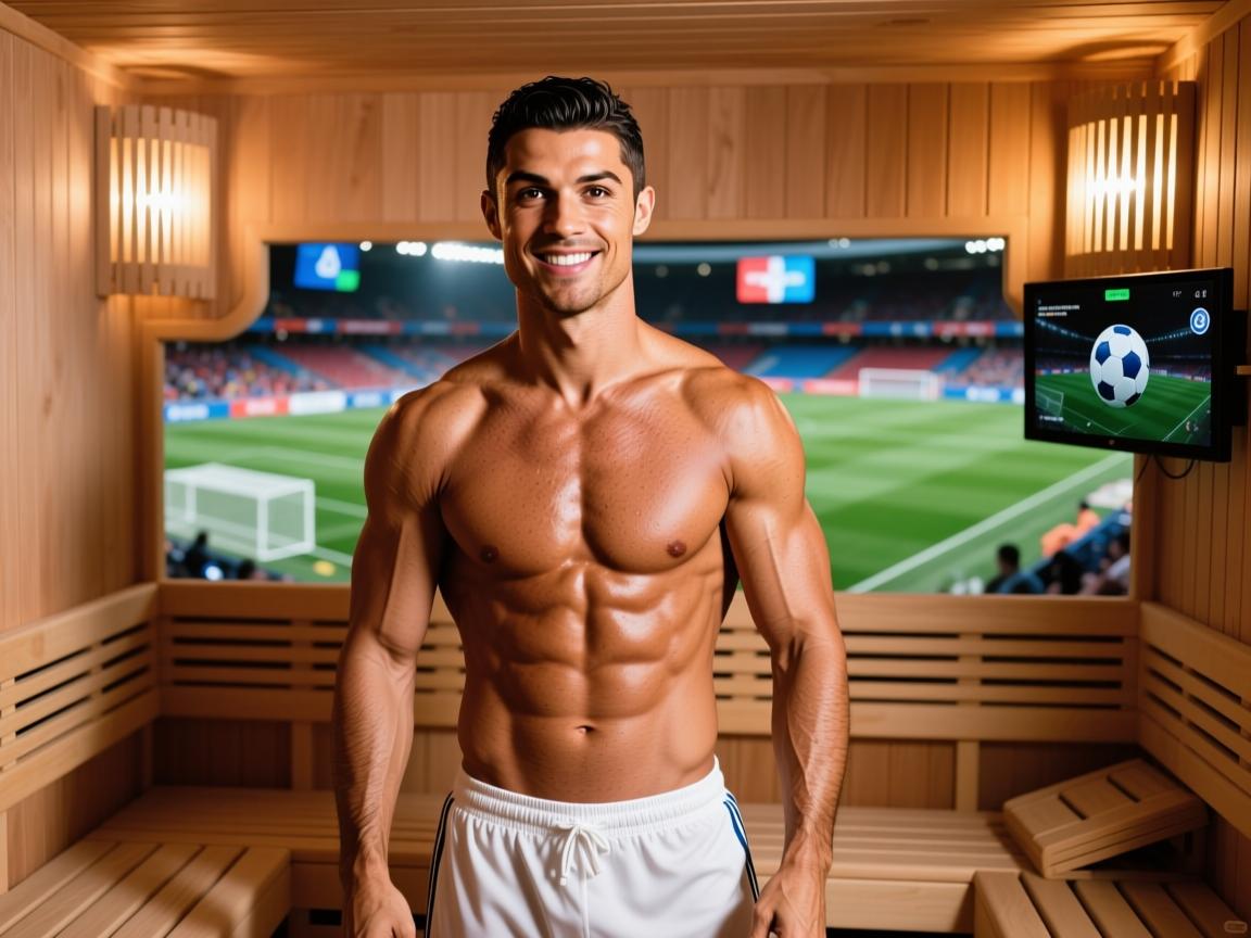 关于完美身材！40岁C罗蒸桑拿后晒照肌肉线条明显(图)的信息